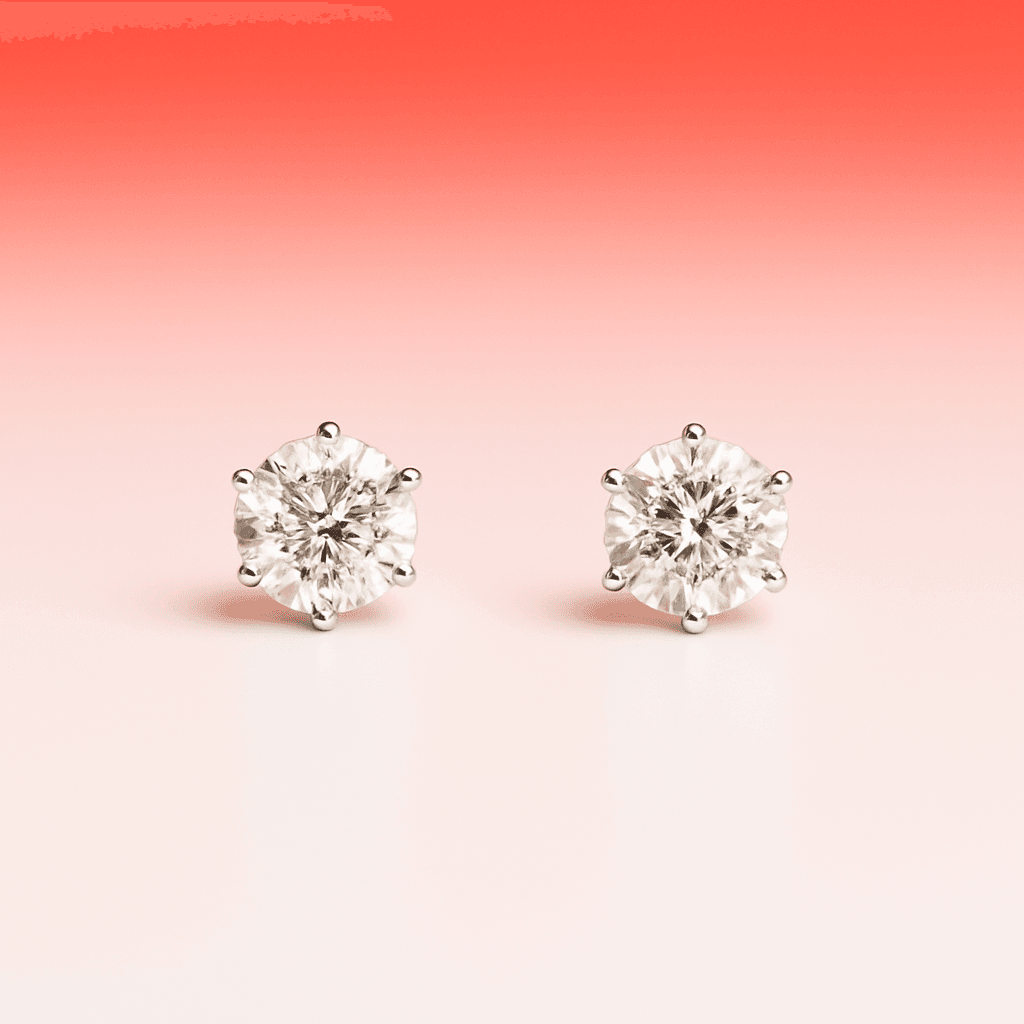Luna Series · 925 Sterling Silver Moissanite Earrings