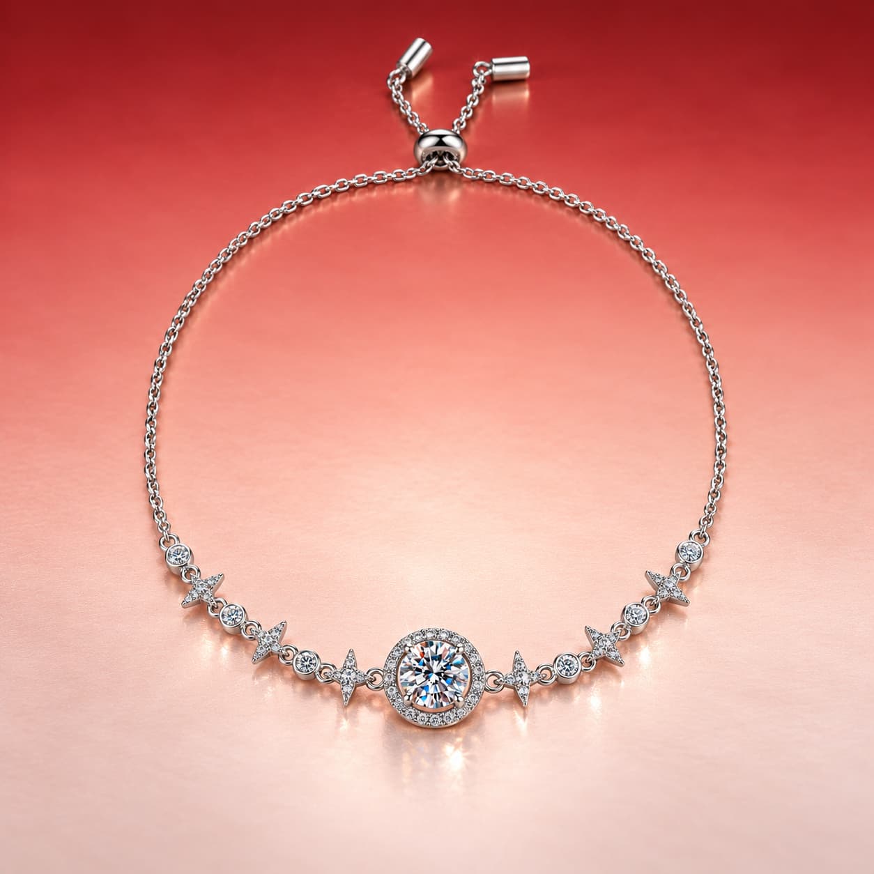 Moon-and-Star Bracelet — 925 Sterling Silver — image 4