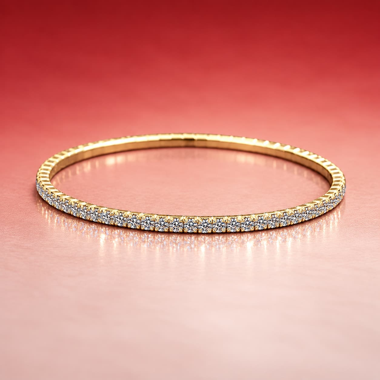 Pavé Tennis Bracelet — 925 Sterling Silver