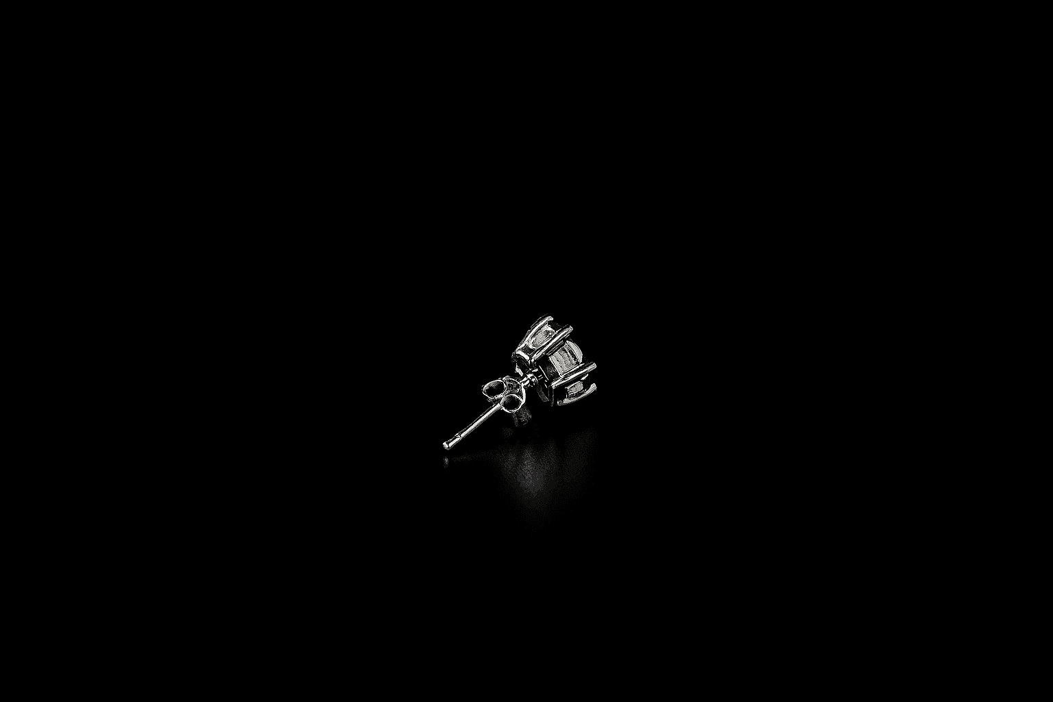 Luna Series · 925 Sterling Silver Moissanite Earrings — image 3