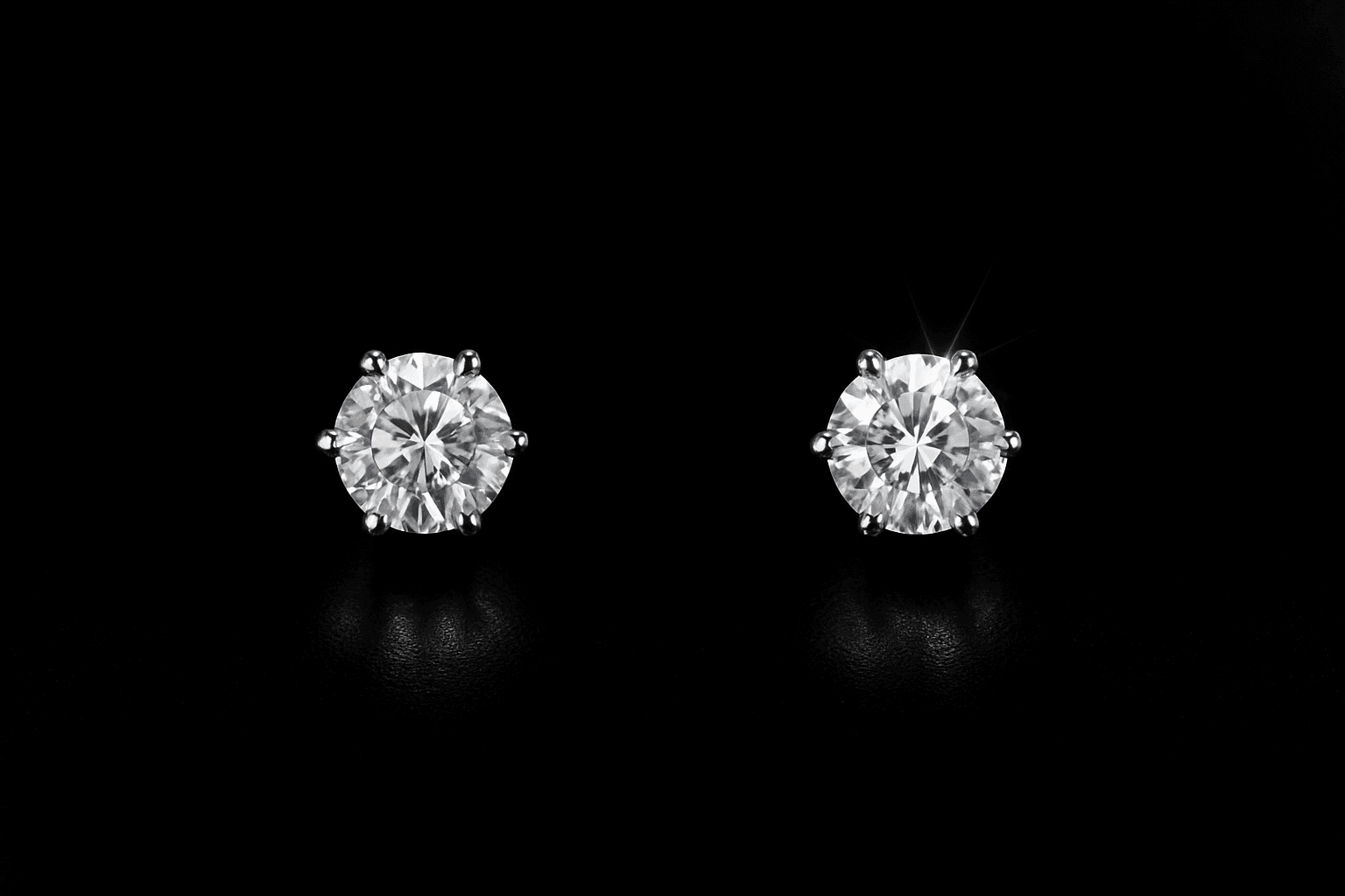 Luna Series · 925 Sterling Silver Moissanite Earrings — image 2