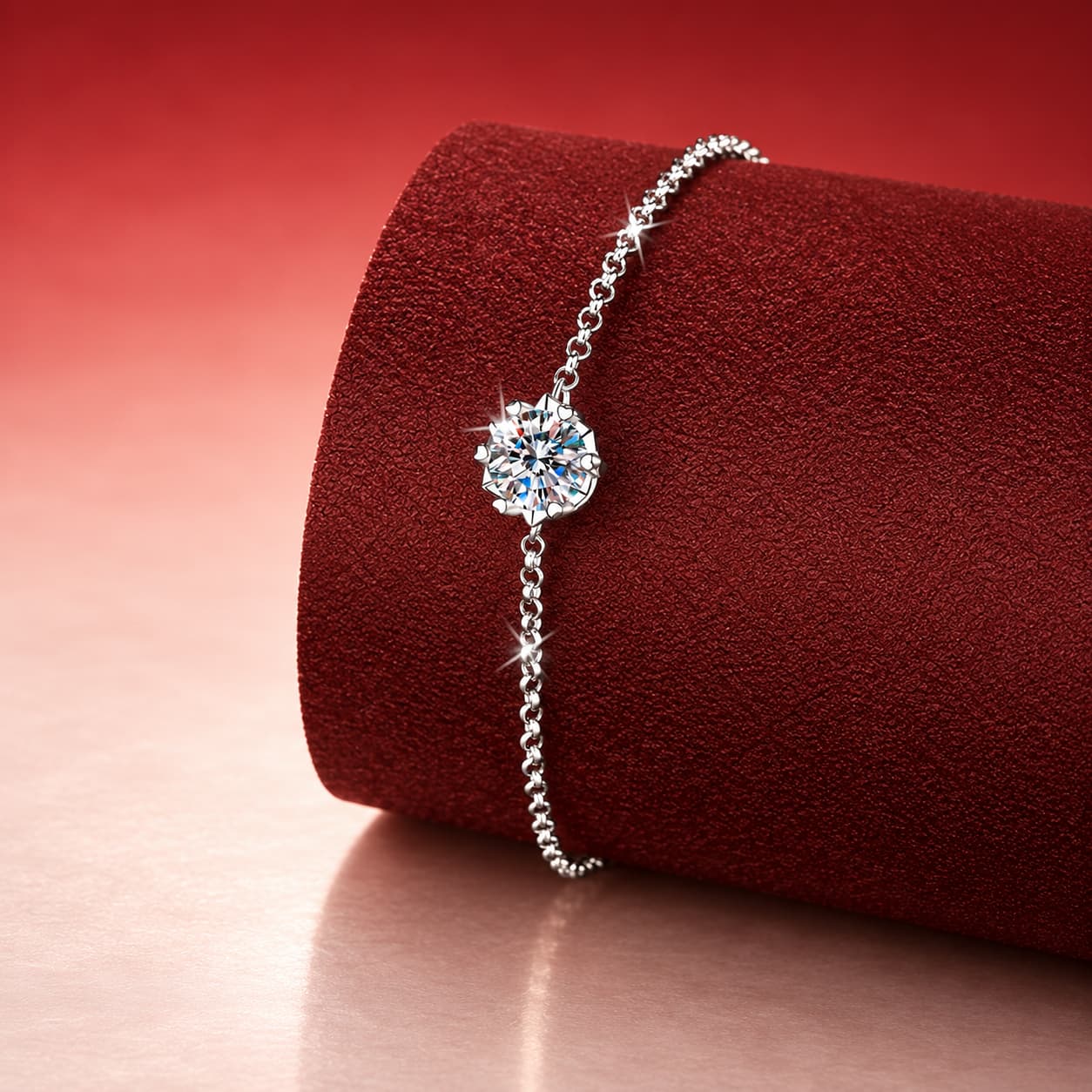 Snowflake Accent Bracelet — 925 Sterling Silver — image 3
