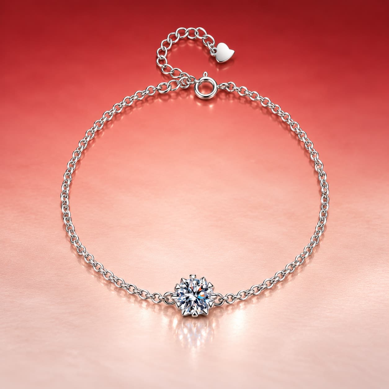 Snowflake Accent Bracelet — 925 Sterling Silver — image 4