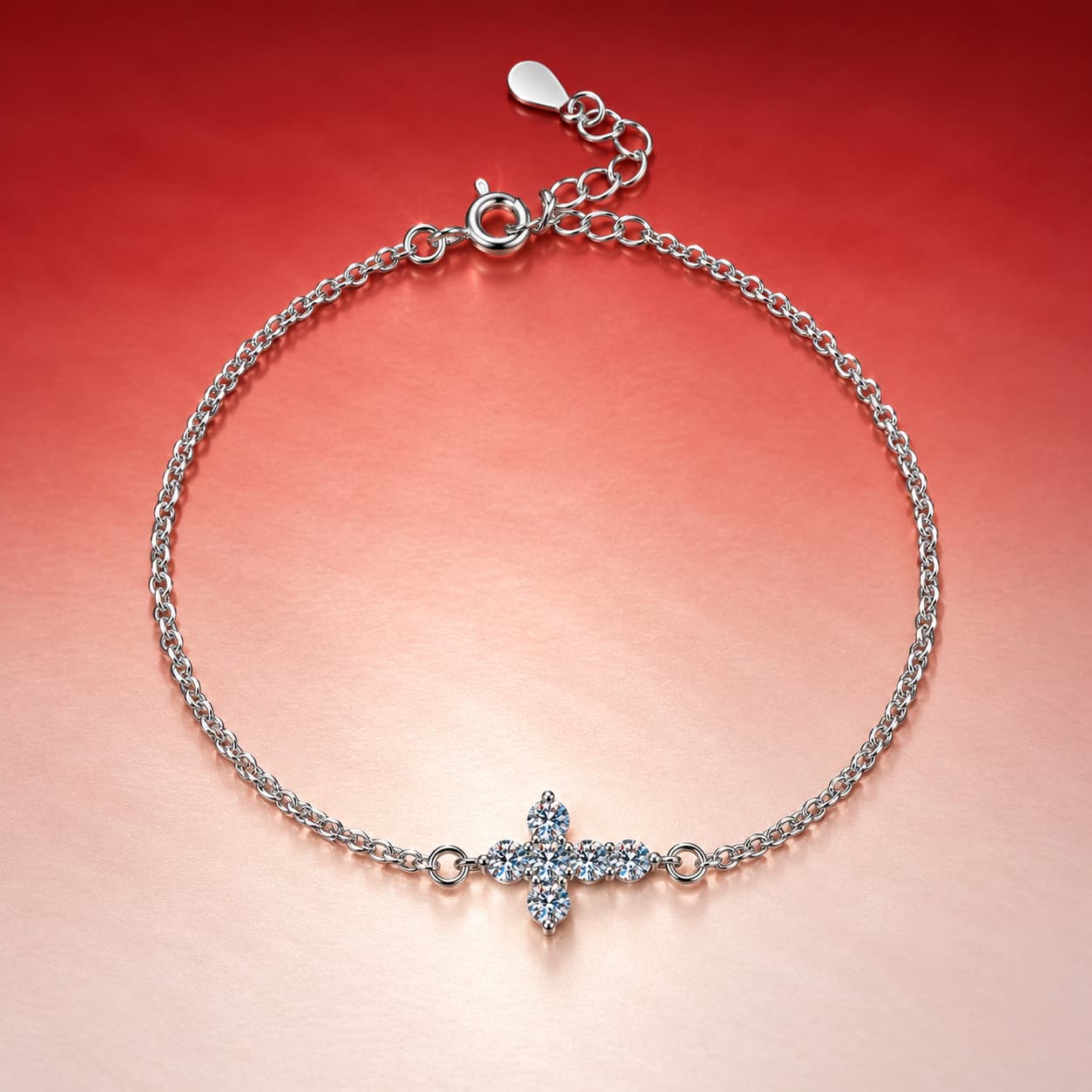 Stella Series · Cross Accent Bracelet — 925 Sterling Silver — image 4