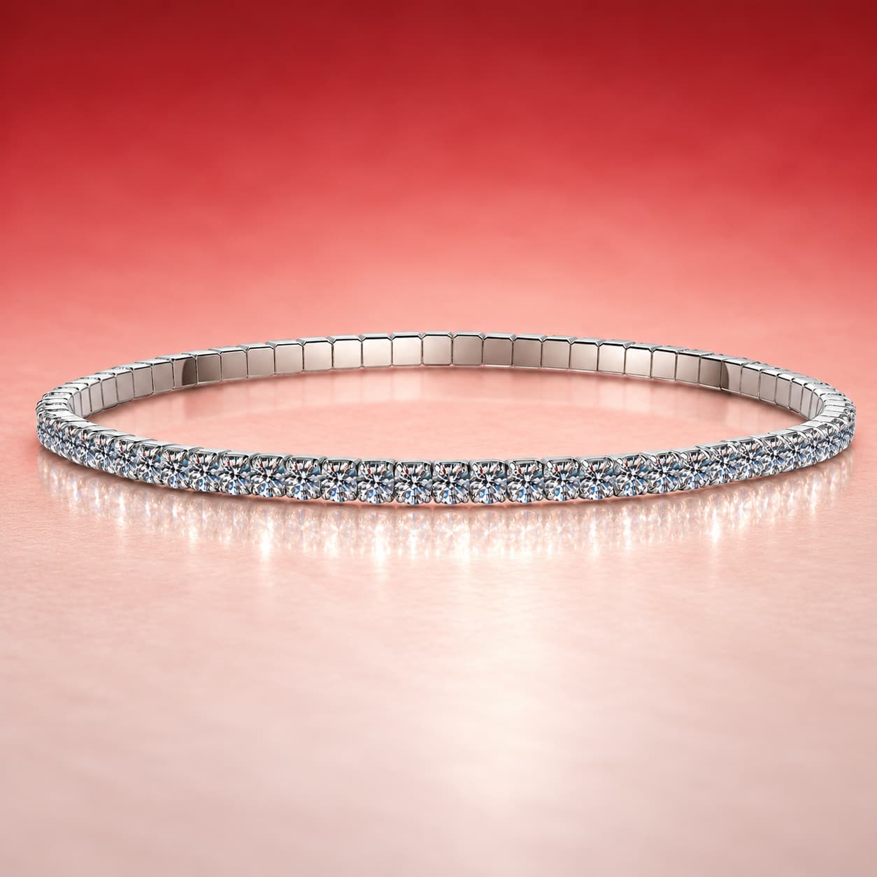Pavé Tennis Bracelet — 925 Sterling Silver — image 3