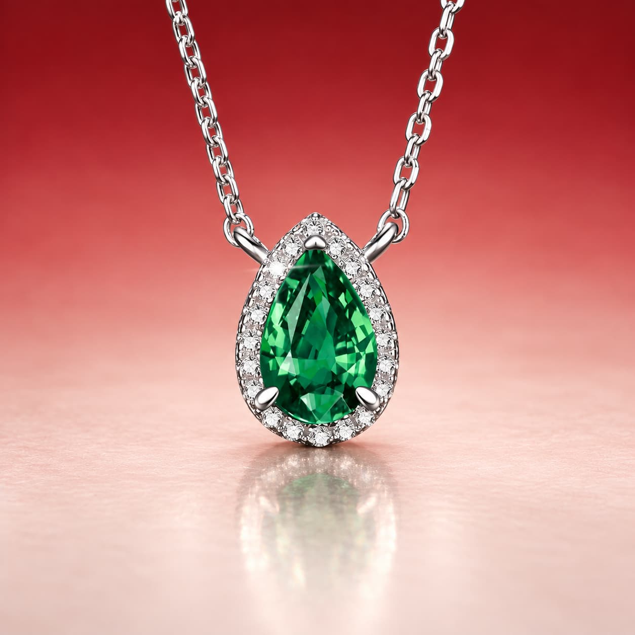 Colourstone · Colourstone Teardrop Necklace — Sterling Silver — image 3