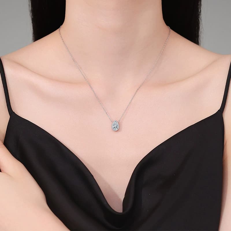 Colourstone · Colourstone Teardrop Necklace — Sterling Silver — image 2