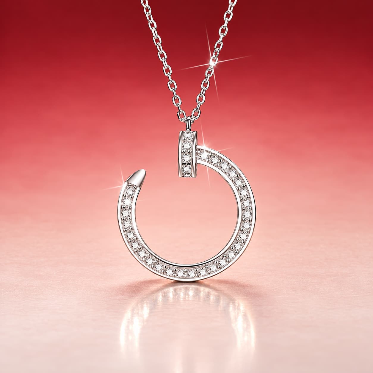Luna Series · Sculpted Nail Pendant Necklace — image 1