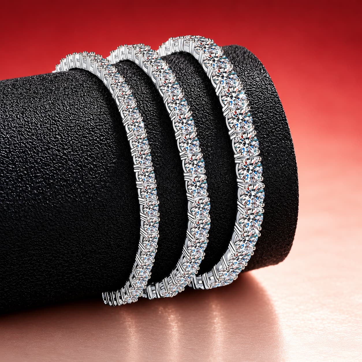 Luna Series · Classic Tennis Bracelet — 925 Sterling Silver — image 3