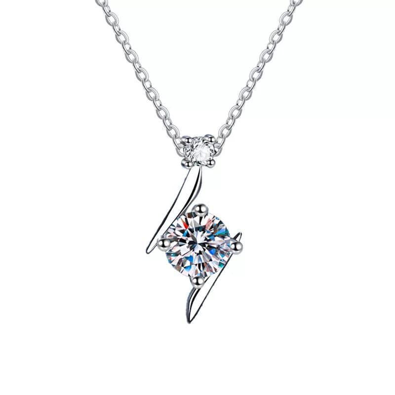 Luna Series · Lightning Star Pendant Necklace — 925 Sterling Silver — image 2
