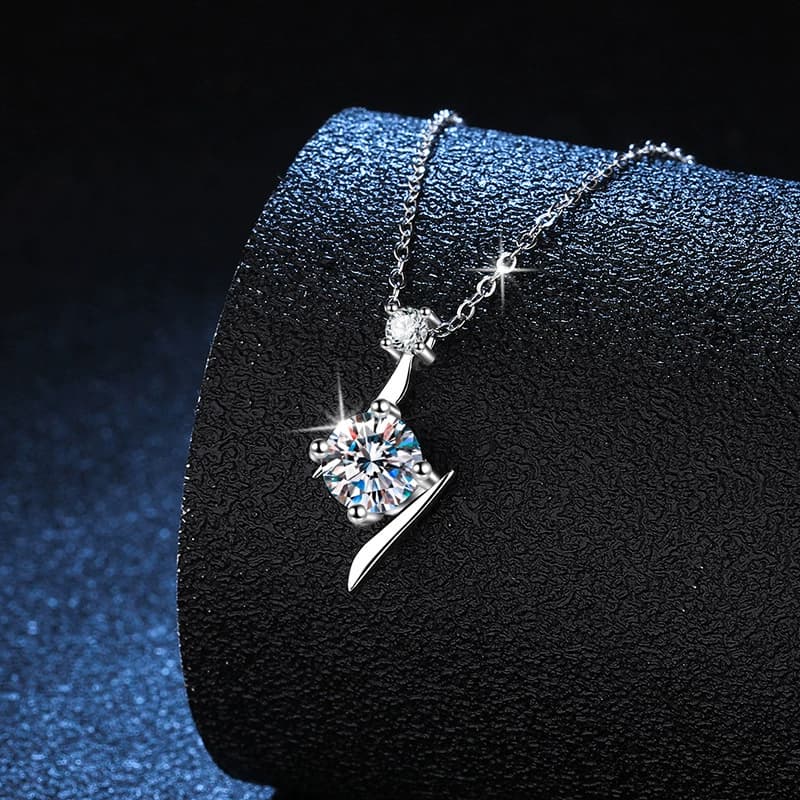 Luna Series · Lightning Star Pendant Necklace — 925 Sterling Silver — image 3